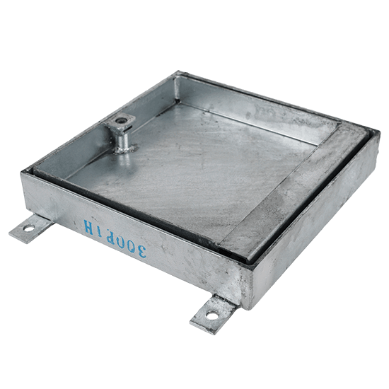 Tile Insert Pit Cover - Galvanised Steel